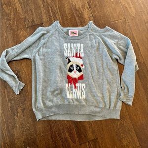 Cold Shoulder Ugly Christmas Sweater
